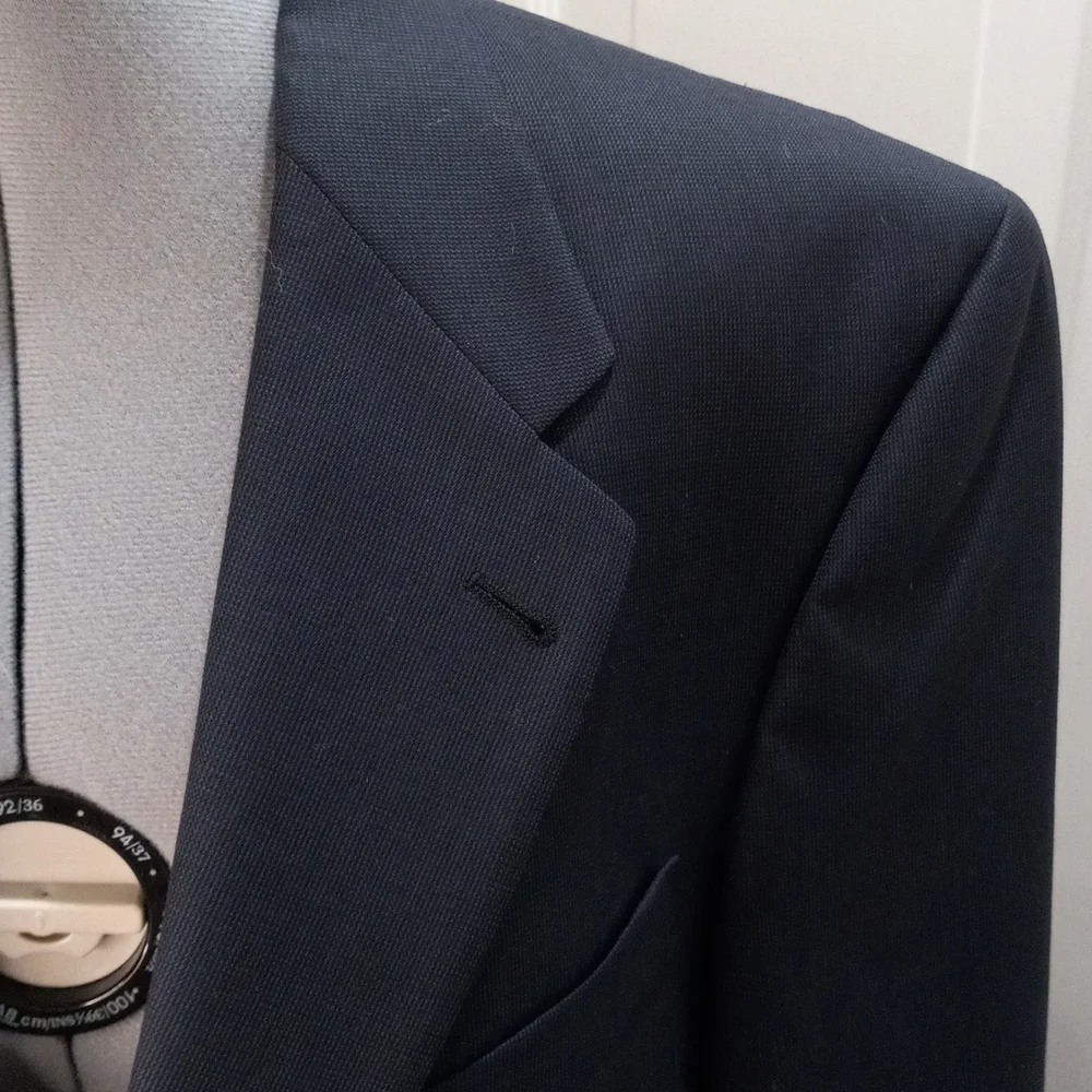 Murano Blazer,Made in Italy, Dk Navy, 100% Wool